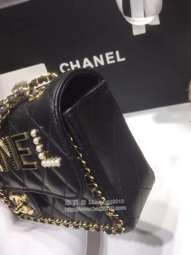 Chanel女包 香奈兒專櫃最新款CF鏈條女包 Chanel2021早春限量版口蓋包 9913  djc4343
